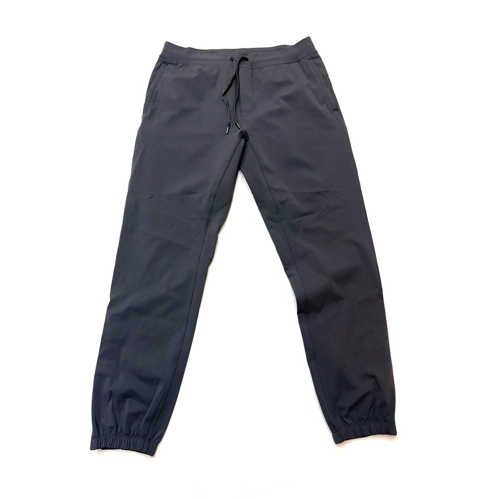 CRZ YOGA $40 Mens Large Gray Full Length Ankle Zip Casual Pull On Jogger Pants